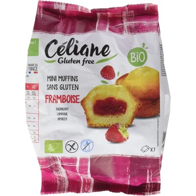 Mini muffins framboise BIO Céliane - 200g - Publicité Mini muffins framboise BIO Céliane - 200g - Publicité