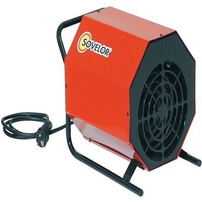 Calefactor de Aire Portátil Sovelor - 3.3kW - Robusto, Seguro, Compacto Calefactor de Aire Portátil Sovelor - 3.3kW - Robusto, Seguro, Compacto