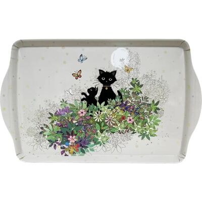 Plateau en melamine Gm chatons jardin - Plateau de service - Publicité Plateau en melamine Gm chatons jardin - Plateau de service - Publicité