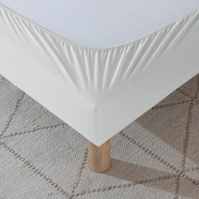 Terre de Nuit - Cache-sommier coton jersey gris - Gris - 110x200 cm - Housse de sommier - Publicité Terre de Nuit - Cache-sommier coton jersey gris - Gris - 110x200 cm - Housse de sommier - Publicité