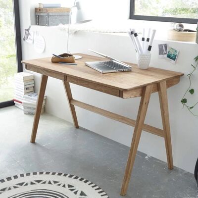 Terre de Nuit - BU16008 - Bois massif - Chêne clair - Desk - Publicité Terre de Nuit - BU16008 - Bois massif - Chêne clair - Desk - Publicité