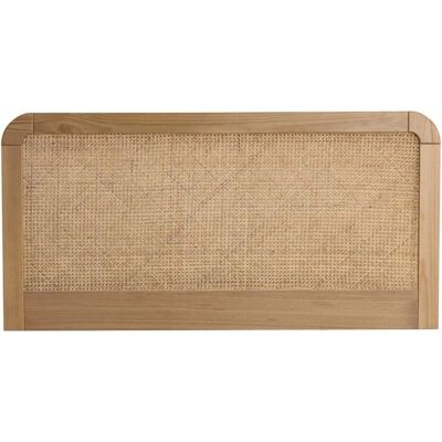 Tête de lit Terre de Nuit SMOOTHCLOUD 140cm - Avec cannage et bois naturel - Publicité Tête de lit Terre de Nuit SMOOTHCLOUD 140cm - Avec cannage et bois naturel - Publicité