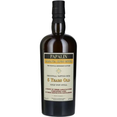 Papalin Rhum Jamaïque Âge 5 Ans - Rhum - Publicité Papalin Rhum Jamaïque Âge 5 Ans - Rhum - Publicité