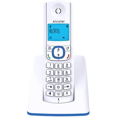 Alcatel F530 Niebieski telefon DECT z ID dzwoniącego Alcatel F530 Niebieski telefon DECT z ID dzwoniącego