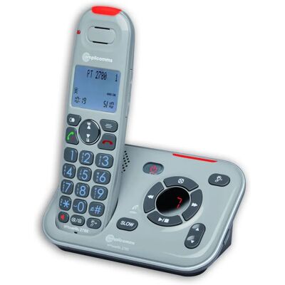 amplicomms - PowerTel 2780 - Hellgrau - Telefon amplicomms - PowerTel 2780 - Hellgrau - Telefon