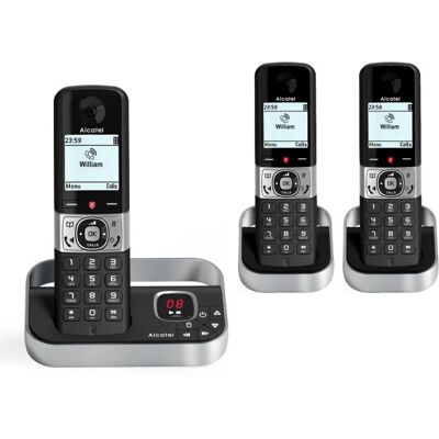 Alcatel F890 - Téléphone sans fil avec ID Appel et répondeur - Publicité Alcatel F890 - Téléphone sans fil avec ID Appel et répondeur - Publicité