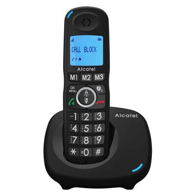Teléfono Inalámbrico Alcatel XL535 Duo - Negro, 2 Unidades Teléfono Inalámbrico Alcatel XL535 Duo - Negro, 2 Unidades