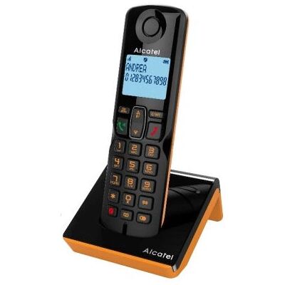 Alcatel S280 - Vezeték nélküli, Hívóazonosító, Fekete - Telefon Alcatel S280 - Vezeték nélküli, Hívóazonosító, Fekete - Telefon