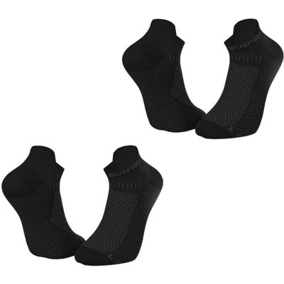 Chaussettes BV Sport Light 3D Ultra Court - Noir - Publicité Chaussettes BV Sport Light 3D Ultra Court - Noir - Publicité