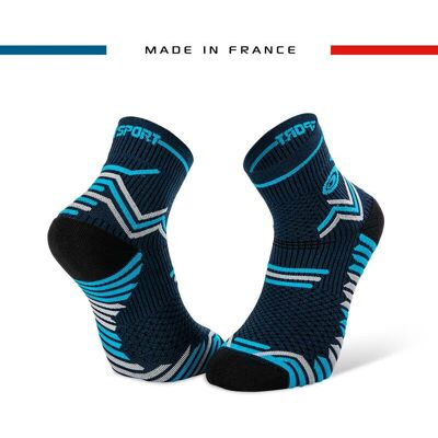 BV Sport Trail Ultra Socken - Blau/Grau - Größe 36/38 - Trail Running BV Sport Trail Ultra Socken - Blau/Grau - Größe 36/38 - Trail Running