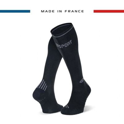 BV Sport Trail Compression - Chaussettes de compression noir/gris S+ - Publicité BV Sport Trail Compression - Chaussettes de compression noir/gris S+ - Publicité