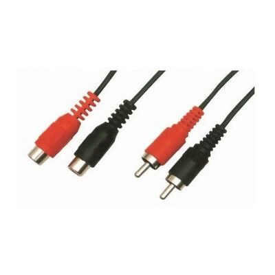 Waytex 21815 Audio Kabel - 1,5m RCA Zwart & Rood Waytex 21815 Audio Kabel - 1,5m RCA Zwart & Rood