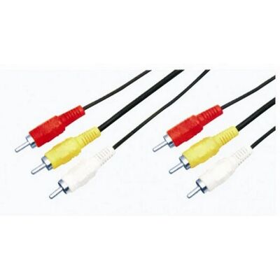 Waytex - 23230 - 3x RCA - 3 m - Audio/Video Cable - Publicité Waytex - 23230 - 3x RCA - 3 m - Audio/Video Cable - Publicité