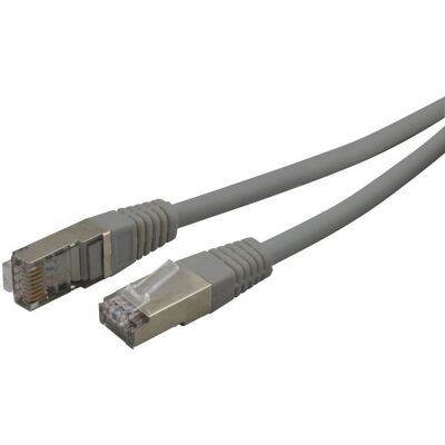 Câble réseau Waytex 32080 - 3m Gris Cat5e FTP blindé Câble réseau Waytex 32080 - 3m Gris Cat5e FTP blindé
