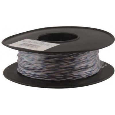 Câble Téléphonique en Cuivre Waytex 36501 - 100m Bleu/Blanc Câble Téléphonique en Cuivre Waytex 36501 - 100m Bleu/Blanc
