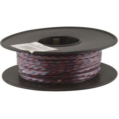 Câble téléphonique Waytex 36502 - 100 m Bleu, Rouge Câble téléphonique Waytex 36502 - 100 m Bleu, Rouge