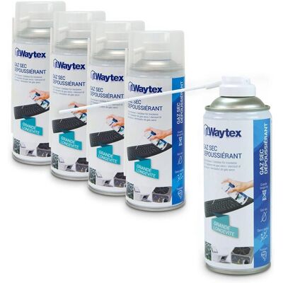 Waytex - A73657C5 - 400ml - prolongateur de buse - Gas duster - Publicité Waytex - A73657C5 - 400ml - prolongateur de buse - Gas duster - Publicité