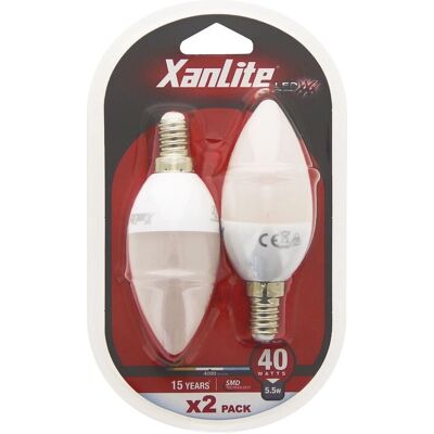 XanLite Pack 2 Ampoules LED à faible consommation - lampe économique - Publicité XanLite Pack 2 Ampoules LED à faible consommation - lampe économique - Publicité
