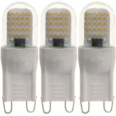XANLITE Ensemble de 3 ampoules LED G9 - Blanc chaud 2700K 200lm - Économie d'énergie XANLITE Ensemble de 3 ampoules LED G9 - Blanc chaud 2700K 200lm - Économie d'énergie