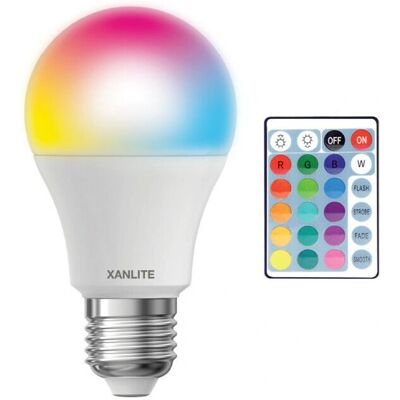 XANLITE - XANLITE bombilla - gama de colores - control remoto XANLITE - XANLITE bombilla - gama de colores - control remoto