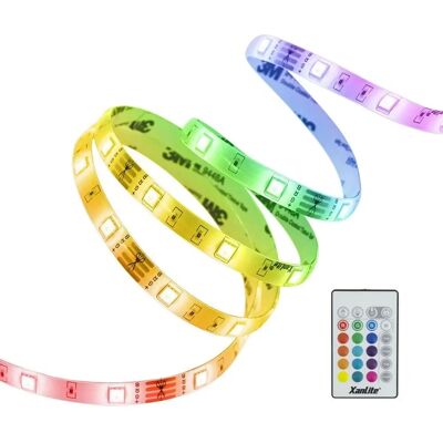 Xanlite Modelo - Tira LED RGB - 5m - 166 Programas Xanlite Modelo - Tira LED RGB - 5m - 166 Programas