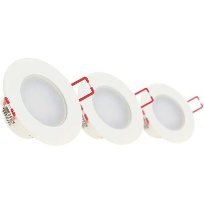 XANLITE Lot de 3 spots LED encastrés - salle de bain - Publicité XANLITE Lot de 3 spots LED encastrés - salle de bain - Publicité