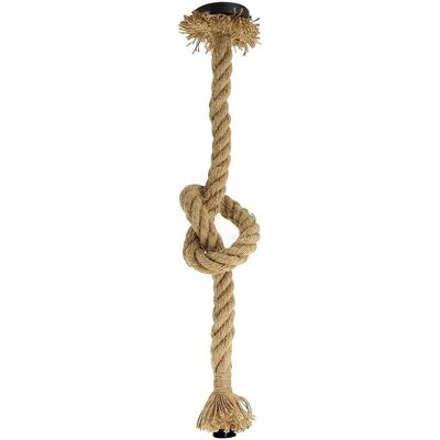 XANLITE Lámpara de Techo Péndel - Cuerda de Cáñamo Vintage - 150cm Beige XANLITE Lámpara de Techo Péndel - Cuerda de Cáñamo Vintage - 150cm Beige