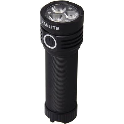 Lanterna LED recarregável Xanlite - 2500 Lm, IP44, USB-C Incluído Lanterna LED recarregável Xanlite - 2500 Lm, IP44, USB-C Incluído