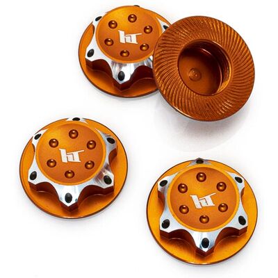 HobbyTech HTR-1910002 Oranžové hliníkové matice kol - Příslušenství auta RC HobbyTech HTR-1910002 Oranžové hliníkové matice kol - Příslušenství auta RC