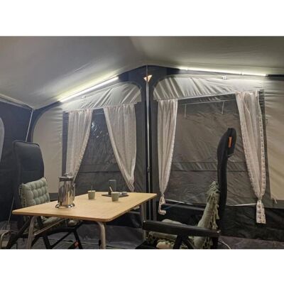 Soplair - Lampe à tube LED pour auvents et camping-cars - Publicité Soplair - Lampe à tube LED pour auvents et camping-cars - Publicité
