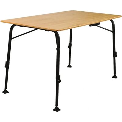 Table de camping Agora Soplair - 6 personnes, Bambou, Pieds réglables - Publicité Table de camping Agora Soplair - 6 personnes, Bambou, Pieds réglables - Publicité