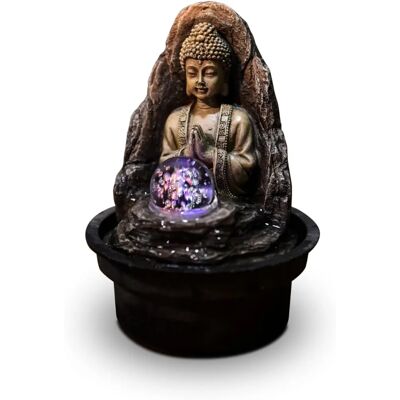 Zen'light Innenbrunnen mit LED - Entspannender Buddha Zen'light Innenbrunnen mit LED - Entspannender Buddha