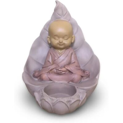 ZEN'LIGHT Buda 2 - Pièce Décorative - Résine - Rose ZEN'LIGHT Buda 2 - Pièce Décorative - Résine - Rose