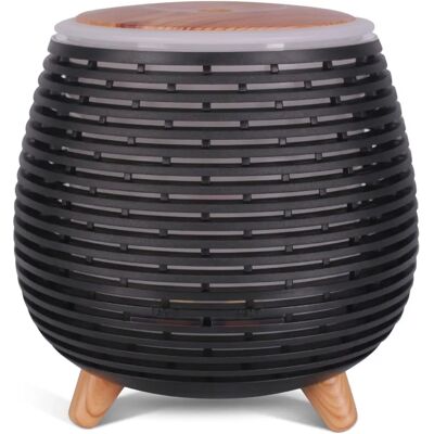 ZEN'ARÔME Tony Ätherischer Öl Diffusor - Schwarz - 12x12 cm ZEN'ARÔME Tony Ätherischer Öl Diffusor - Schwarz - 12x12 cm