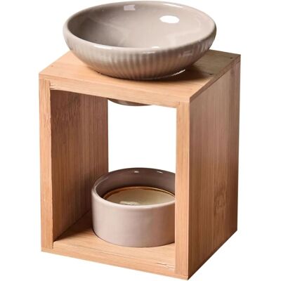 Diffuseur d'huiles essentielles ZEN'ARÔME Yona - Blanc - 9x7x12.5 cm - Diffuseur d'huiles Diffuseur d'huiles essentielles ZEN'ARÔME Yona - Blanc - 9x7x12.5 cm - Diffuseur d'huiles
