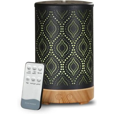 Zen' Arôme Sevilla Ultraschall-Diffusor - Ätherische Öle, Fernbedienung, Metall, 40m² Zen' Arôme Sevilla Ultraschall-Diffusor - Ätherische Öle, Fernbedienung, Metall, 40m²