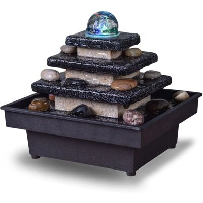 Fontaine d'eau Eka ZEN'LIGHT - Décor Multi-niveaux Fontaine d'eau Eka ZEN'LIGHT - Décor Multi-niveaux