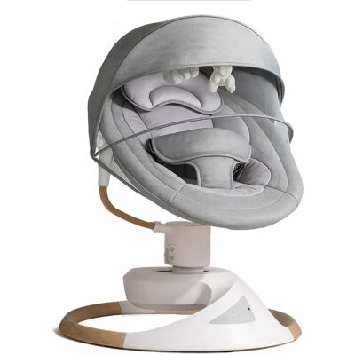 Chaise balançoire Bebe2luxe Emy - Mouvement naturel, Sûre, Reclinable - Publicité Chaise balançoire Bebe2luxe Emy - Mouvement naturel, Sûre, Reclinable - Publicité
