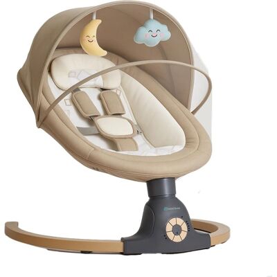 BEBE2LUXE - Ava - Beige - Électrique - Baby Swing - Publicité BEBE2LUXE - Ava - Beige - Électrique - Baby Swing - Publicité