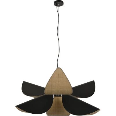 Suspension Forestier Lys - Bois, Noir, 100cm - Lampe Suspendue Suspension Forestier Lys - Bois, Noir, 100cm - Lampe Suspendue
