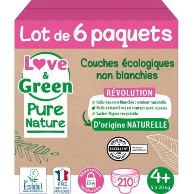 Pannolini Ipoallergenici Love & Green - Prodotto Ecologico Bebè Pannolini Ipoallergenici Love & Green - Prodotto Ecologico Bebè
