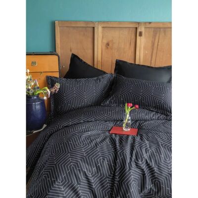 Blanc Avenue - Satin Cotton Bedding - 240x220 - Linge de lit - Publicité Blanc Avenue - Satin Cotton Bedding - 240x220 - Linge de lit - Publicité