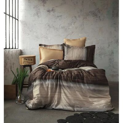 Blanc Avenue - Funda de satén de algodón - 240x220 cm - Conjunto de cama Blanc Avenue - Funda de satén de algodón - 240x220 cm - Conjunto de cama