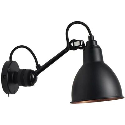 DCW Bernard-Albin Gras N° 304 SW Lampada da Parete - Nero/Copper - Design Industriale DCW Bernard-Albin Gras N° 304 SW Lampada da Parete - Nero/Copper - Design Industriale