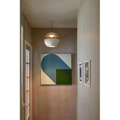 DCW éditions - Modello HCS 350 - Bianco/Copper Lampada a sospensione DCW éditions - Modello HCS 350 - Bianco/Copper Lampada a sospensione