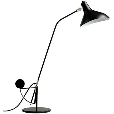 Lampada da tavolo nera Mantis di Bernard Schottlander Lampada da tavolo nera Mantis di Bernard Schottlander