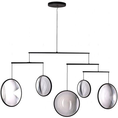 Lampada sospensione Focus X5 di DCW Editions - Nero Lampada sospensione Focus X5 di DCW Editions - Nero