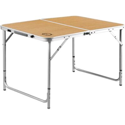 Table de camping TRENDYFLAIR - 120x60x70cm, Pliable, Aluminium, Gris - Publicité Table de camping TRENDYFLAIR - 120x60x70cm, Pliable, Aluminium, Gris - Publicité