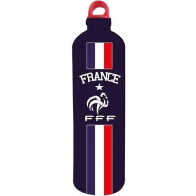 TRENDYFLAIR - Bouteille de sport en aluminium de la Fédération Française de Football - 750ml - Publicité TRENDYFLAIR - Bouteille de sport en aluminium de la Fédération Française de Football - 750ml - Publicité