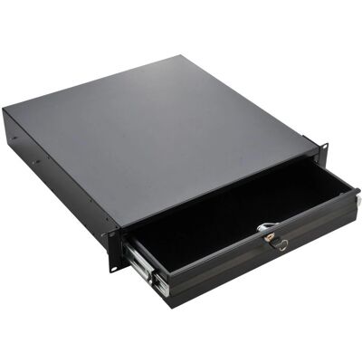 Kimex 110-0189 Tiroir verrouillable pour rack 19" 2U - Publicité Kimex 110-0189 Tiroir verrouillable pour rack 19" 2U - Publicité